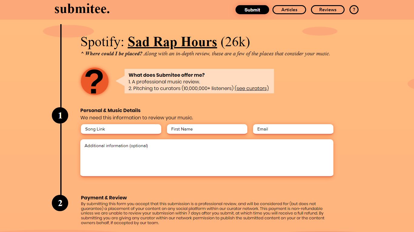 Submitee | Submit Your Music